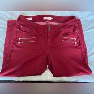 Red torrid jegging